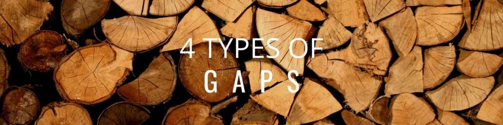 4 types of gaps