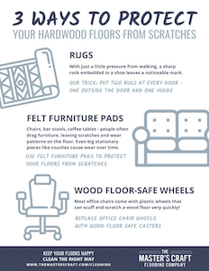 3 Ways to Protect Your Hardwood Floor From Scratches